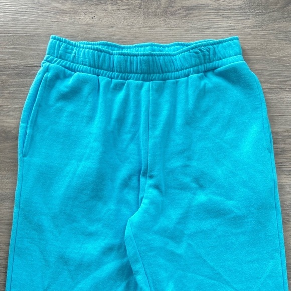 AFRM Tazo Light Blue Fleece Women's Sweatpants - Picture 4 of 11